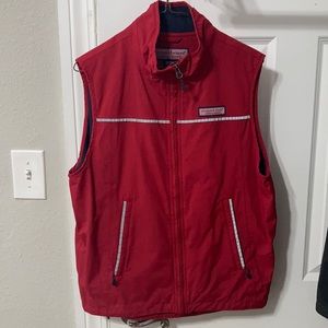 Vineyard Vines Red men's boating vest Size Small